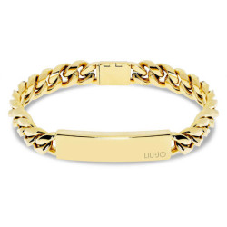 Bracciale uomo Liujo MLJ471 in Acciaio Oro Giallo