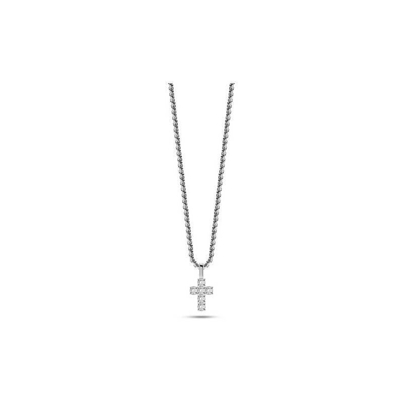 Collana Uomo Liujo MLJ518 in Acciaio Silver con Croce Collana Uomo Liujo MLJ518 in Acciaio Silver con Croce