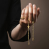 Bracciale Uomo LiuJo Acciaio Croce Oro Giallo MLJ544