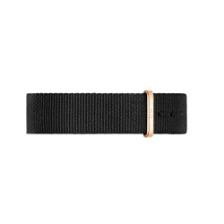 Orologio Solo Tempo Uomo Daniel Wellington DW00100148 Cinturino in Tela Nero