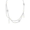 Collana Donna Liujo Luxury LJ2912 Acciaio Silver e Perle
