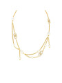 Collana Donna Liujo Luxury LJ2917 Acciaio Oro e Perle