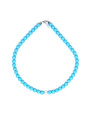 Collana Nadir Donna Pasta di Corallo Turchese con Perla Bianca Coltivata Centrale