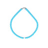 Collana Nadir Donna Pasta di Corallo Turchese con Perla Bianca Coltivata Centrale