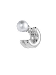 Monorecchino Donna cerchio Marlù acciaio chiusura a perla 33OR0082