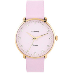 Orologio Solo Tempo Donna Brosway WVI24 Cassa Oro e Cinturino Silicone Rosa