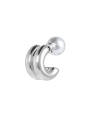 Monorecchino Donna cerchio Marlù acciaio chiusura a perla 33OR0082