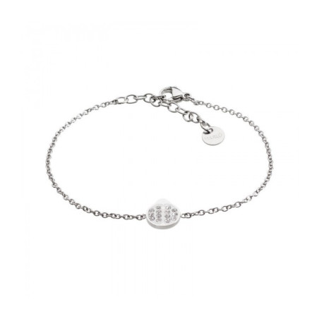 Bracciale Donna Marlù Time To 18BR049 in Acciaio con Coccinella e Cristalli