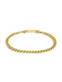 Bracciale Uomo Marlù 2BR0064G-L Catena Grumetta in Acciaio Colore Oro Giallo