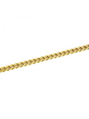 Bracciale Uomo Marlù 2BR0064G-L Catena Grumetta in Acciaio Colore Oro Giallo
