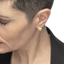Monorecchino Donna Marlù a Lobo Acciaio Oro 33or0088g