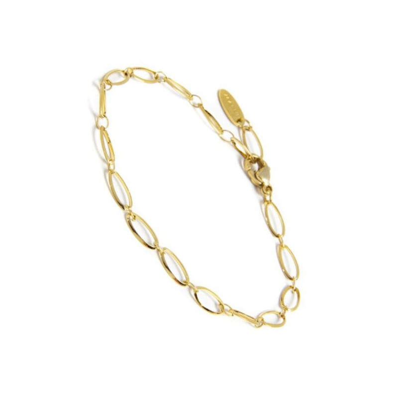 Bracciale Unisex Marlù 2BR0066G Catena in Acciaio Colore Oro