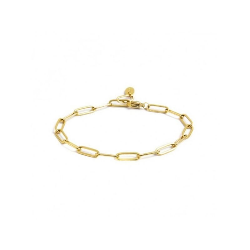 Bracciale Donna Marlù 2BR0067G Catena in Acciaio Colore Oro Giallo Bracciale Donna Marlù 2BR0067G Catena in Acciaio Colore Oro Giallo