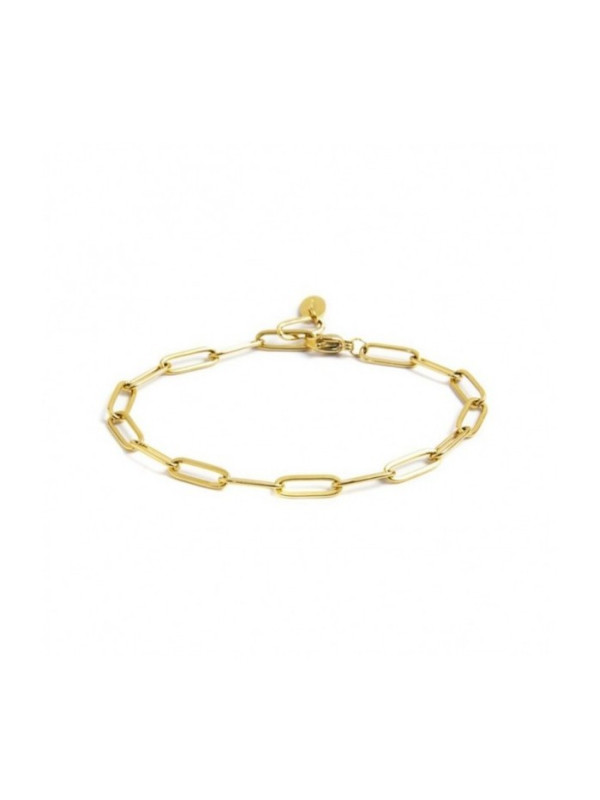 Bracciale Donna Marlù 2BR0067G Catena in Acciaio Colore Oro Giallo