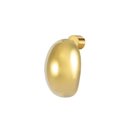 Monorecchino lobo Marlù acciaio dorato a forma ovale 33OR0091G