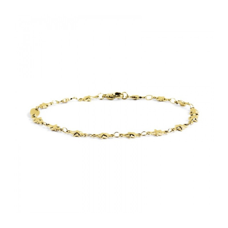 Bracciale Donna Marlù 2BR0059G in Acciaio con Pvd Colore Oro con Stelle Bracciale Donna Marlù 2BR0059G in Acciaio con Pvd Colore Oro con Stelle