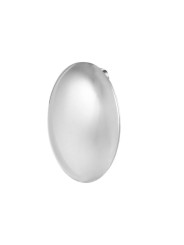 Monorecchino lobo Marlù acciaio rodiato ovale pendente 33OR0096