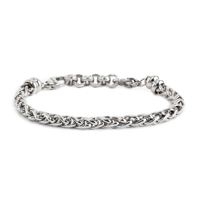 Bracciale Marlù unisex Namastè in acciaio Silver 13BR101 Bracciale Marlù unisex Namastè in acciaio Silver 13BR101