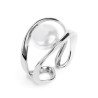 copy of Anello aperto da donna Marlù in acciaio Silver con perla 33AN0022W-M