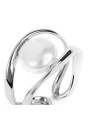 copy of Anello aperto da donna Marlù in acciaio Silver con perla 33AN0022W-M