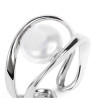 copy of Anello aperto da donna Marlù in acciaio Silver con perla 33AN0022W-M