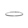 Bracciale Uomo Tennis Marlù 31BR0005N-S in Acciaio 316L con Cristalli Neri
