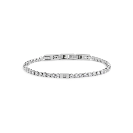 Bracciale Uomo Tennis Marlù 331BR0005W-S in Acciaio 316L Argento