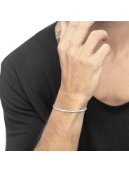 Bracciale catena Donna Marlù in acciaio dorato perle ovali 33BR0047G-W