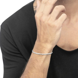 Bracciale catena Donna Marlù in acciaio dorato perle ovali 33BR0047G-W