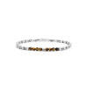 Bracciale Uomo Marlù 4BR1825M in Acciaio 316L con Pietra Occhio di Tigre