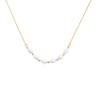 Collana girocollo da donna Marlù in acciaio Oro con perle 33CN0030G-W