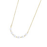 Collana girocollo da donna Marlù in acciaio Oro con perle 33CN0030G-W