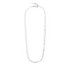 Collana girocollo Unisex Marlù in acciaio rodiato con perline 33CN0031-W