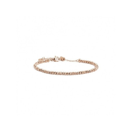 Bracciale Donna Marlù 2BR0082R in Acciaio Ematite con Pvd Oro Rosa