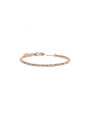 Bracciale Donna Marlù 2BR0082R in Acciaio Ematite con Pvd Oro Rosa