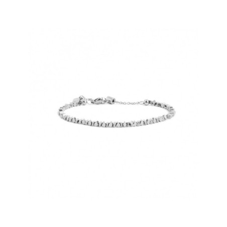 Bracciale Unisex Marlù 2BR0084 in Acciaio Ematite Diagonale Colore Argento