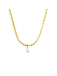 Collana Donna girocollo snake Marlù acciaio dorato 33CN0034G-W
