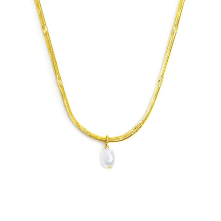 Collana Donna girocollo snake Marlù acciaio dorato 33CN0034G-W