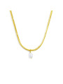 Collana Donna girocollo snake Marlù acciaio dorato 33CN0034G-W