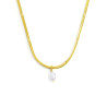 Collana Donna girocollo snake Marlù acciaio dorato 33CN0034G-W