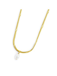 Collana Donna girocollo snake Marlù acciaio dorato 33CN0034G-W