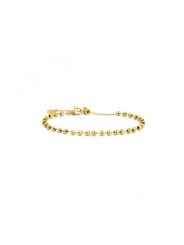 Bracciale Unisex Marlù 2BR0085G in Acciaio Con Cristalli Sfaccettati Colore Oro