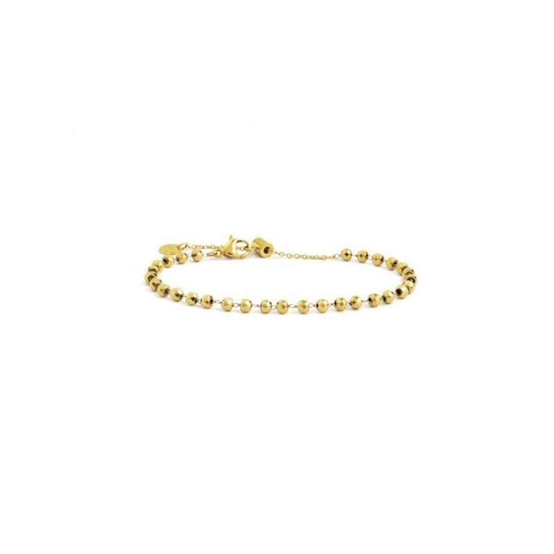 Bracciale Unisex Marlù 2BR0085G in Acciaio Con Cristalli Sfaccettati Colore Oro Bracciale Unisex Marlù 2BR0085G in Acciaio Con Cristalli Sfaccettati Colore Oro
