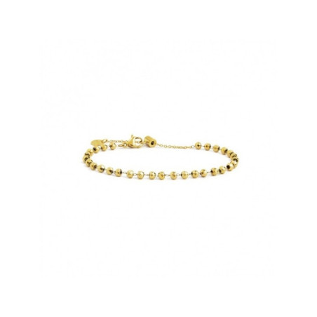 Bracciale Unisex Marlù 2BR0085G in Acciaio Con Cristalli Sfaccettati Colore Oro