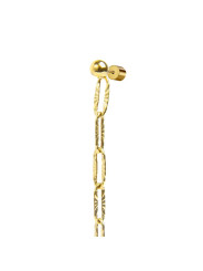 Monorecchino pendente da donna Marlù acciaio dorato perla 33OR0062G-W