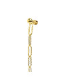 Monorecchino pendente da donna Marlù acciaio dorato perla 33OR0062G-W