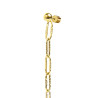 Monorecchino pendente da donna Marlù acciaio dorato perla 33OR0062G-W