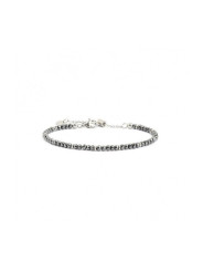 Bracciale Unisex Marlù 2BR0082-E in Acciaio con Ematite Colore Antracite