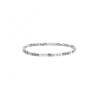 Bracciale Uomo Marlù 2BR0081-W in Acciaio Silver con Ematite e Perle Bianche