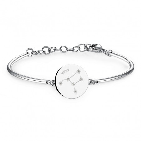 BRACCIALE DONNA ZODIACO VERGINE BHK16 IN ACCIAIO